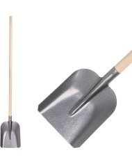 Lopata S504B.WH 7130 rovná, klasická, KomaXit, drevená násada