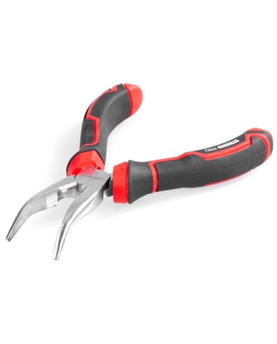 Kliešte Strend Pro Premium ComfortGrip DL413, 160 mm, so zahnutým nosom