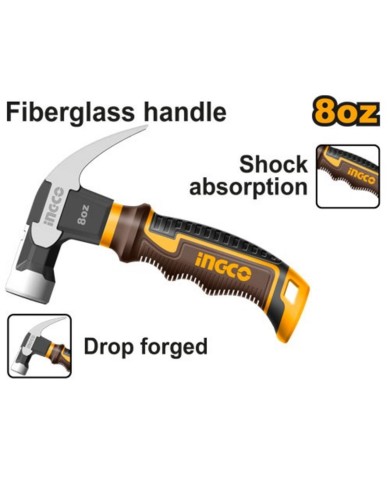 Kladivo tesárske MINI 220g INGCO sklolaminát