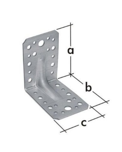 Uholník s prelisom 90x90x65x2,5mm bal/20ks KLC