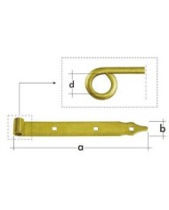 Záves pásový 400x35 /4 bal 10ks /bez protikusu/