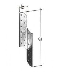 Spojka krokvová pravá 32x210x2,0mm bal/20ks