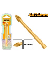 Vrták na dlaždice a sklo 4x74mm INGCO INDUSTRIAL
