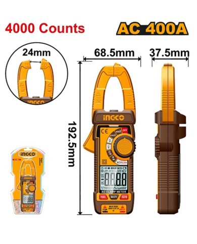 Multimeter digitálny kliešťový AC INGCO