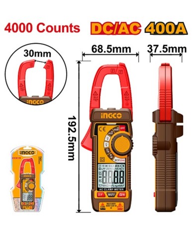 Multimeter digitálny kliešťový DC/AC INGCO