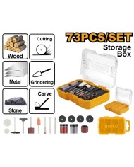 Sada 73 ks príslušentstva pre MINI brúsku INGCO