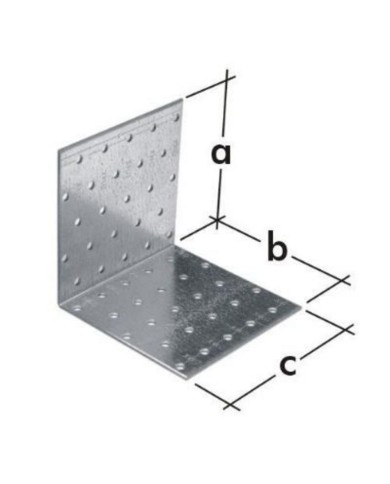 Uholnik montážny 80x80x40x2,0mm bal/20ks KLC