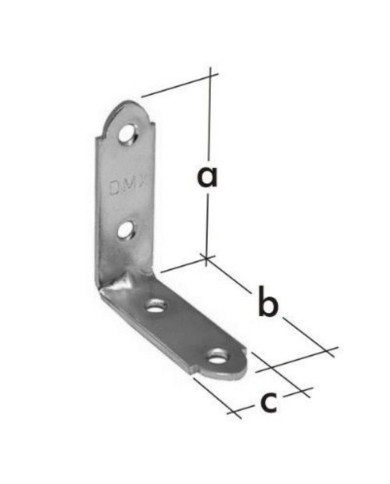 Uholník úzky 40x40x15x1,5 mm ZN bal/50ks