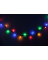 Reťaz MagicHome Vianoce Cherry Balls, 100x LED multicolor, IP44, 8 funkcií, osvetlenie, L-9,90 m
