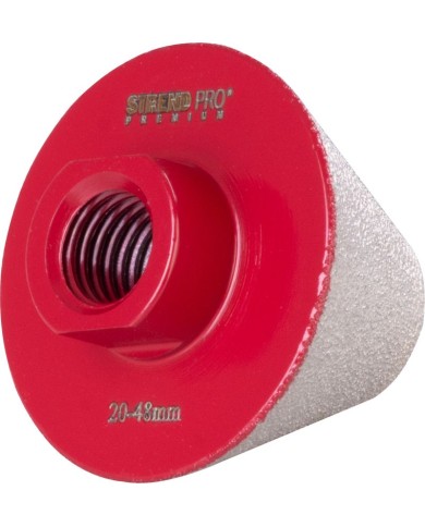 Fréza Strend Pro Premium DCB14, 20-48 mm, M14, korunka, tupý kužeľ na opracovanie dier, diamant, professional