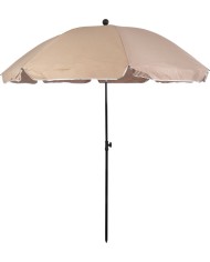 Slnečník BETTY 200 cm, 22/25 mm, s kĺbikom, béžový, plážový