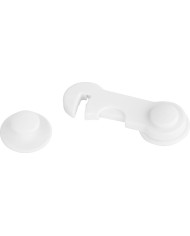 Poistka Strend Pro, detská, bezpečnostný zámok na dvierka a nábytok, plastová, nalepovacia, 9,7x3,7 cm