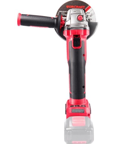 Brúska Worcraft CAG-S20LiBH ShareSYS, 125 mm, uhlová, 20V Li-ion, bezuhlíková