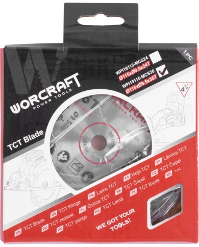 Kotúč pre Worcraft CMCS-S20LiB, 115x9,5 mm, 36T, pílový