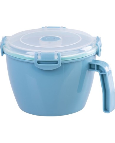 Dóza MagicHome, s uškom, otvárateľné veko, s rúčkou, 900 ml, hrnček s uškom, hrnček 168x138x104 mm