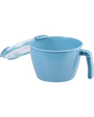 Dóza MagicHome, s uškom, otvárateľné veko, s rúčkou, 900 ml, hrnček s uškom, hrnček 168x138x104 mm