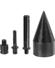 Tŕň Strend Pro, štiepací klin, kužeľ, 60 mm, 3x adaptér, na drevo