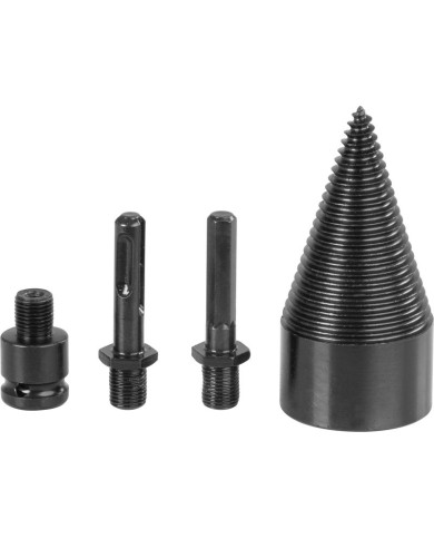 Tŕň Strend Pro, štiepací klin, kužeľ, 50 mm, 3x adaptér, na drevo