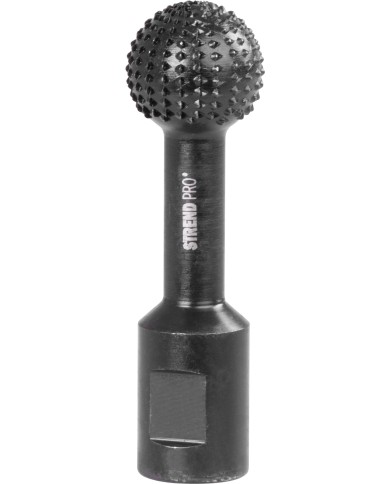 Rašpľa Strend Pro RSP41, na drevo, 30 mm, pre uhlovú brúsku, guľová, čierna