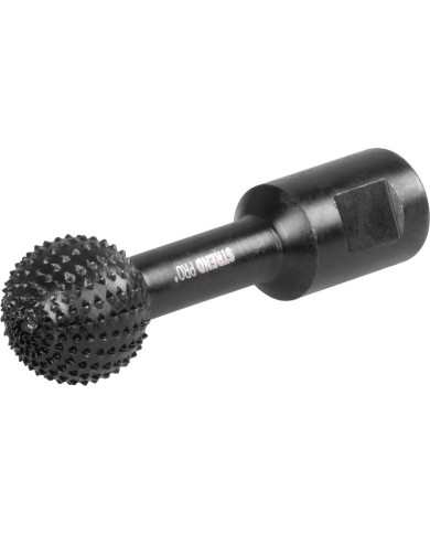 Rašpľa Strend Pro RSP41, na drevo, 30 mm, pre uhlovú brúsku, guľová, čierna
