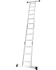 Rebrík s plošinou Strend Pro ML103 4x3, kĺbový, Alu, max. 150 kg