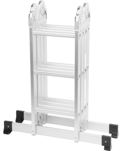 Rebrík s plošinou Strend Pro ML103 4x3, kĺbový, Alu, max. 150 kg