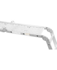 Rebrík s plošinou Strend Pro ML103 4x3, kĺbový, Alu, max. 150 kg