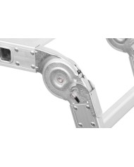 Rebrík s plošinou Strend Pro ML103 4x3, kĺbový, Alu, max. 150 kg