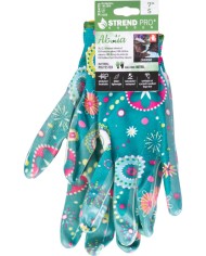 Rukavice Strend Pro Abelia, tyrkysové, veľkosť 07/S, s blistrom