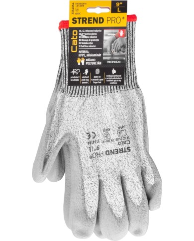 Rukavice Strend Pro Cato, protiporézne, veľkosť 09/L, s blistrom