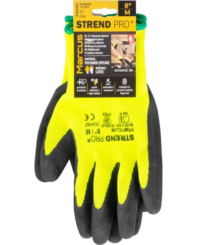 Rukavice Strend Pro Marcus, ochranné, polyamid, veľkosť 08/M, s blistrom