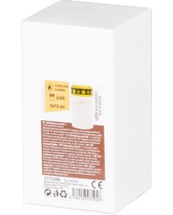 Kahanec MagicHome TG-10, s LED sviečkou, na hrob, biely, 12 cm, (súčasť balenia 2xAA)