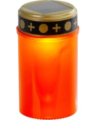 Kahanec MagicHome TG-62, s LED sviečkou, na hrob, červený, solárne nabíjanie