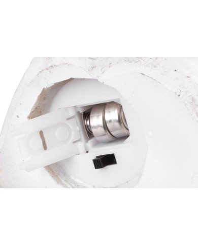 Dekorácia MagicHome, Anjel modliaci, LED, polyresin, na hrob, 11,5x7,5x15,5 cm