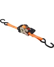 Popruh upínací Strend Pro, samonavíjací pás s račňou, 25 mm, L-1,8 m, max. 300 kg