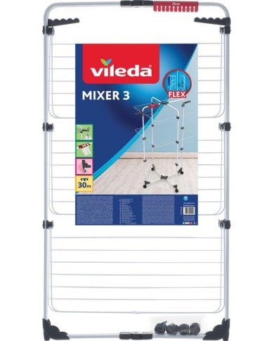 Sušiak na prádlo Vileda Mixer 3, na bielizeň, skladací, 30 m