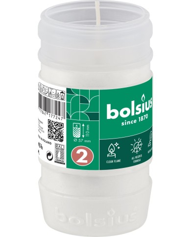 Náplň Bolsius Gravelight RP2, 45 h, 142 g, 57x110 mm, do kahanca, parafín