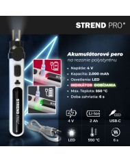 Pero Strend Pro, rezač na polystyrén, 2000mAh, USB nabíjanie, s príslušenstvom