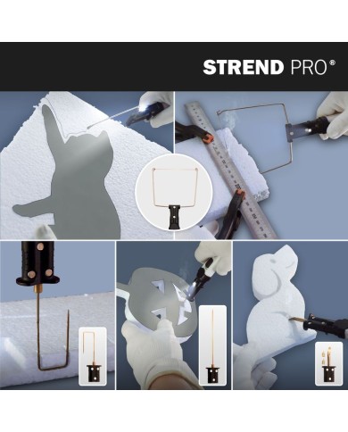 Pero Strend Pro, rezač na polystyrén, 2000mAh, USB nabíjanie, s príslušenstvom