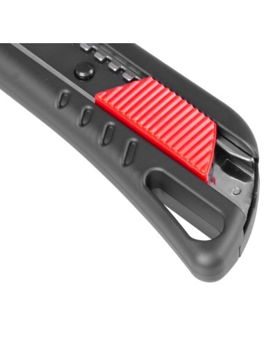 Nôž Strend Pro Premium FD781, BlackMatt, SoftTouch, 18 mm, odlamovací, + 10 ks čepelí, set