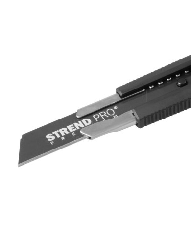 Nôž Strend Pro Premium FD7815, BlackMatt, SoftTouch, 18 mm, odlamovací