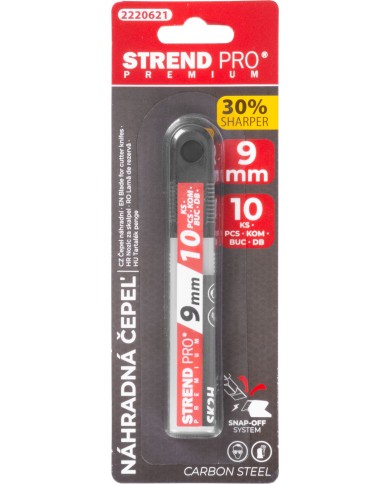 Čepeľ Strend Pro Premium FDB40, BlackMatt, 9 mm, odlamovacia, náhradná, bal. 10 ks