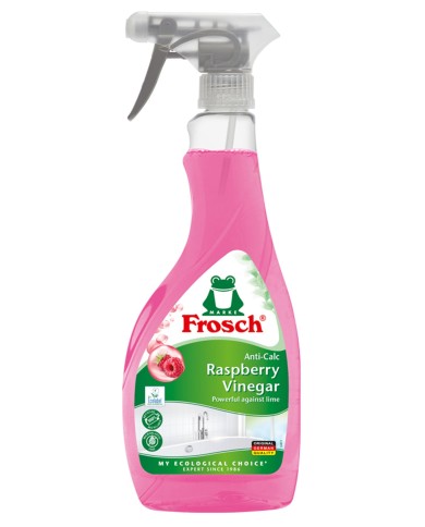 Čistič Frosch, na vodný kameň, s malinovým octom, 500 ml