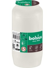 Náplň Bolsius, 100 h, 317g, 67x140 mm, do kahanca, biela, olej