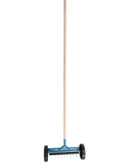 Hrable na trávnik Strend Pro R152W, 11 zubé, prevzdušňovacie na burinu, s kolieskami, s násadou