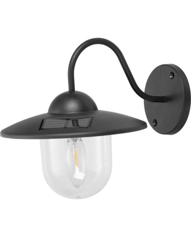 Lampa Strend Pro Garden, solárna, svietidlo na stenu/plot, 1x LED, 23,5x18x20 cm