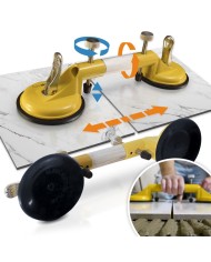 Držiak skla Strend Pro, prísavný, 2-kupolový, prísavka, nivelačná pomôcka na dlažbu a obklady, max. 80 kg