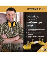 Držiak skla Strend Pro, prísavný, 2-kupolový, prísavka, nivelačná pomôcka na dlažbu a obklady, max. 80 kg