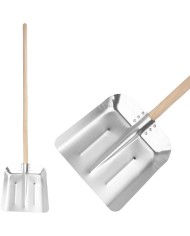 Lopata KOVO.WH Alu Veľká, 360 mm, hliníková, drevená násada