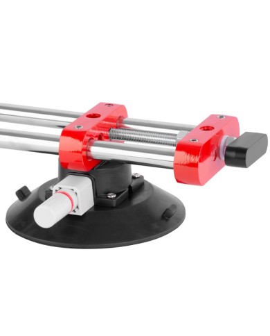 Držiak skla Strend Pro, prísavný, 2-kupolový, nivelačná pomôcka na dlažbu a obklady, profesional, max. 150 kg